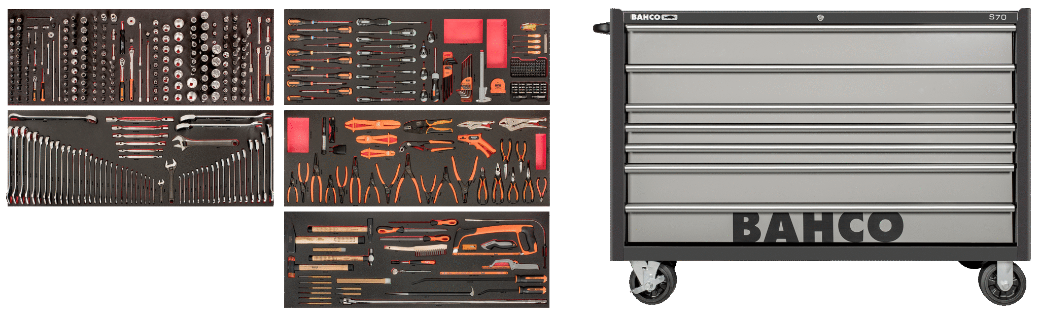 53 Tool Trolley General Purpose Tool Kit - 488 Pcs  XXL