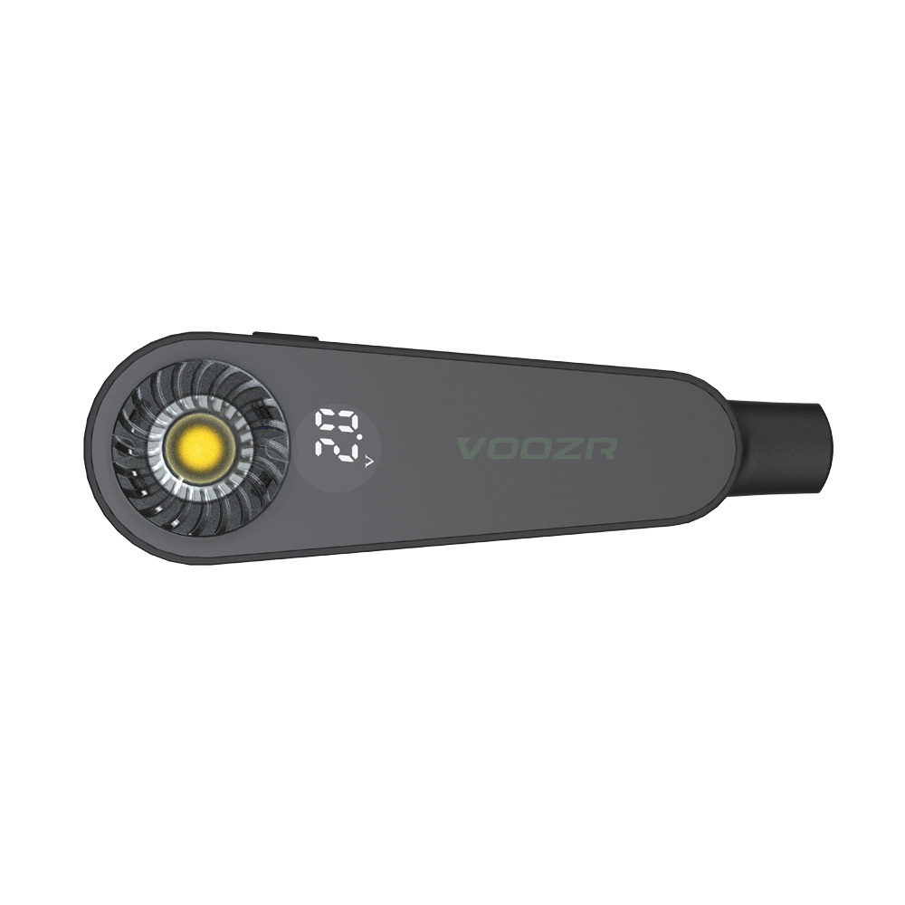 VOOZR Spark Rechargeable Disposable Dab Pen, 0.5ml Closed Wax Device with Quartz Heating, 460mAh Rechargeable Battery, Smart Display Screen Showing Time Voltage & Power Quantity, Portable Easy Carry Disposable Wax Pen for concentrates - ORIX
