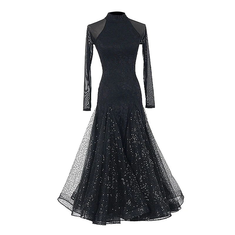 fashion Turtleneck Long Sleeve High Waist elegant long dresses for women