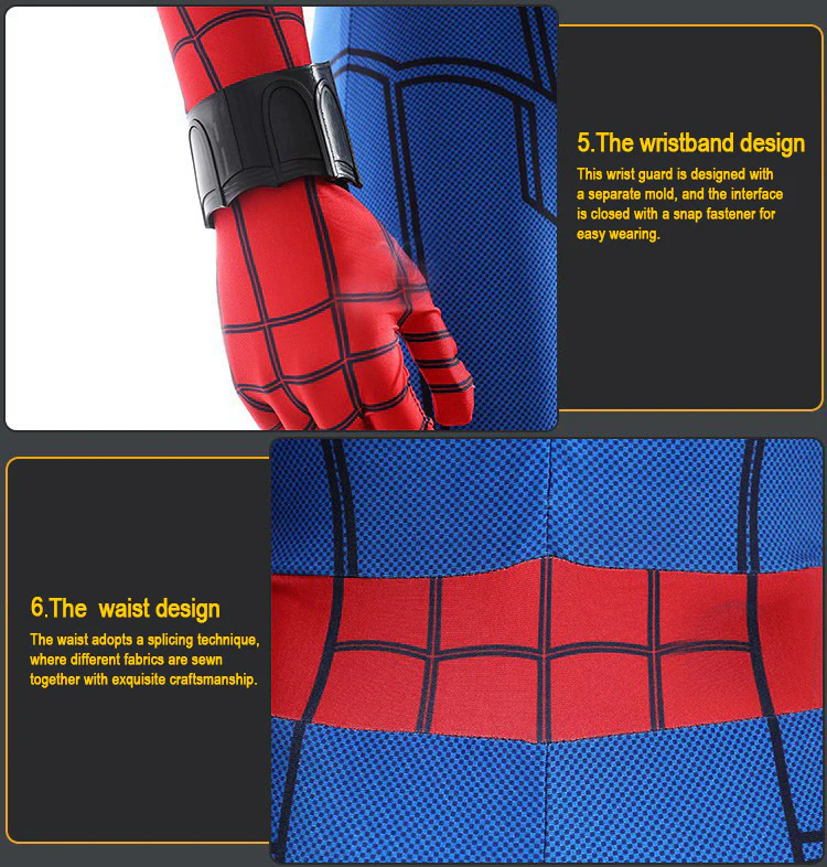 Spider-Man Deluxe Full Bodysuit Halloween Costume