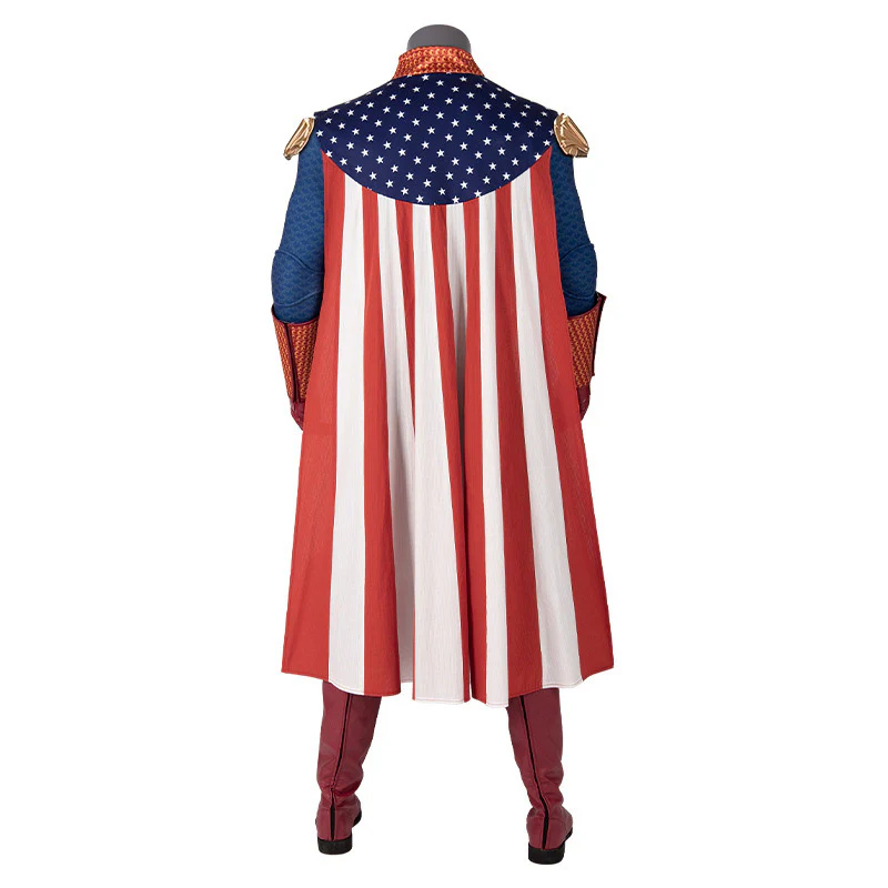 Homelander Costume Jumpsuit Super Villain Cosplay