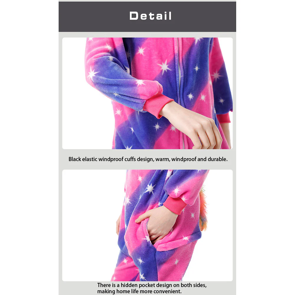 Cartoon Rainbow Pegasus Pajama Onesie