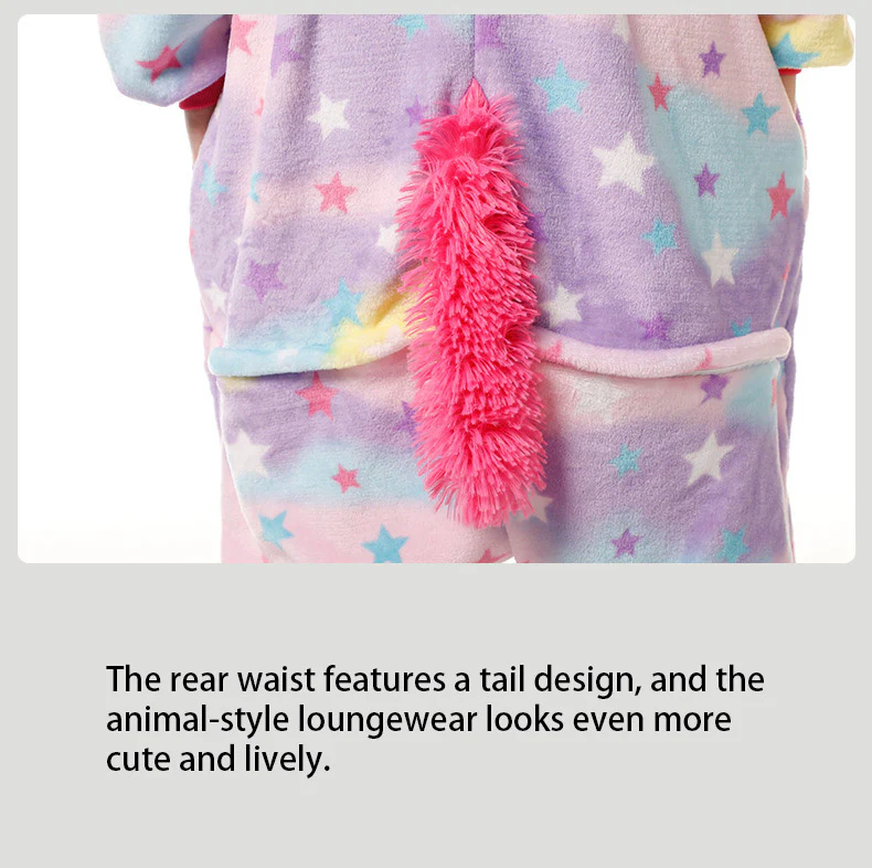 Cartoon Rainbow Pegasus Pajama Onesie