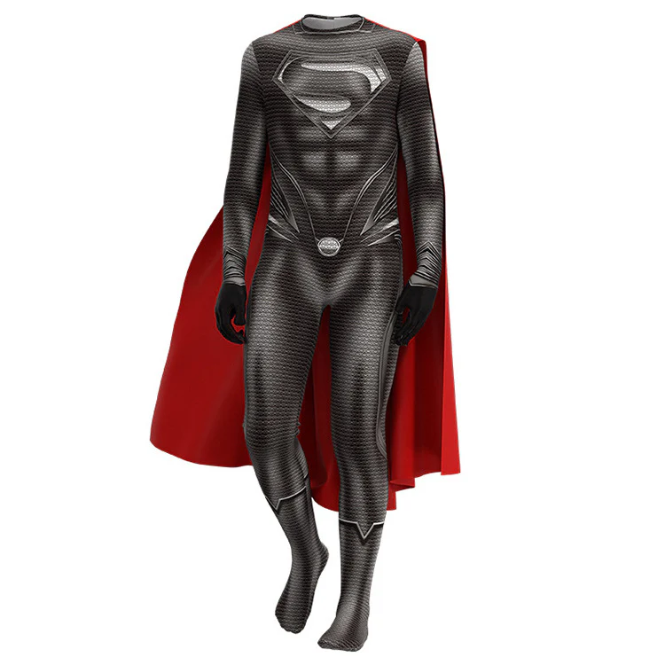 Superman Black Suit Cosplay Man of Steel