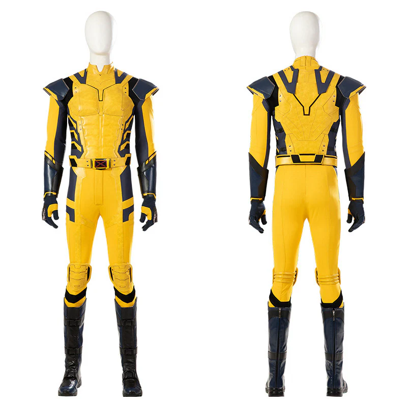 Wolverine Costume Superhero Jumpsuit Set