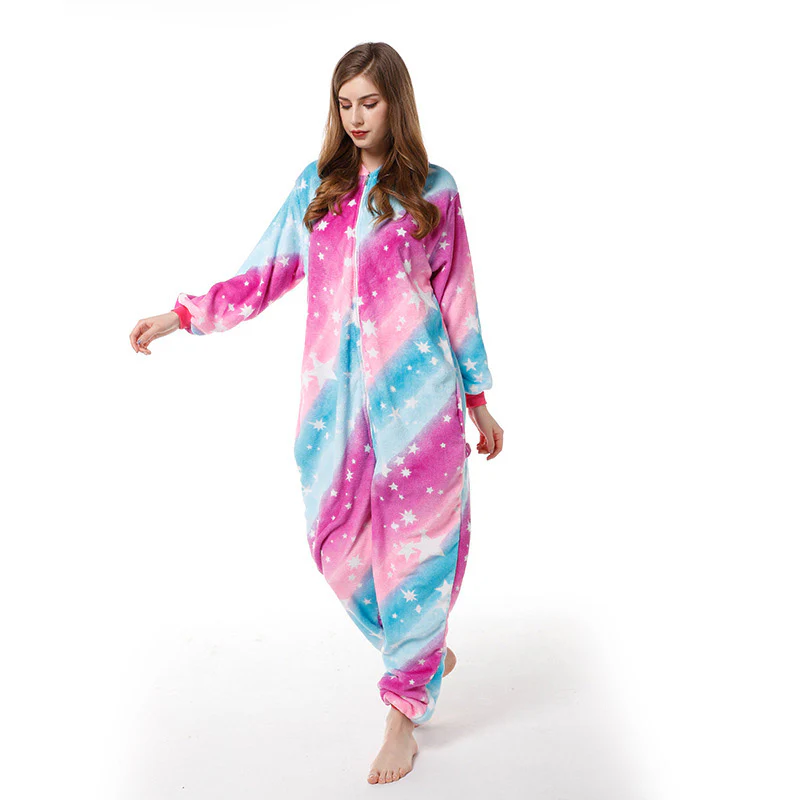 Cartoon Rainbow Pegasus Pajama Onesie