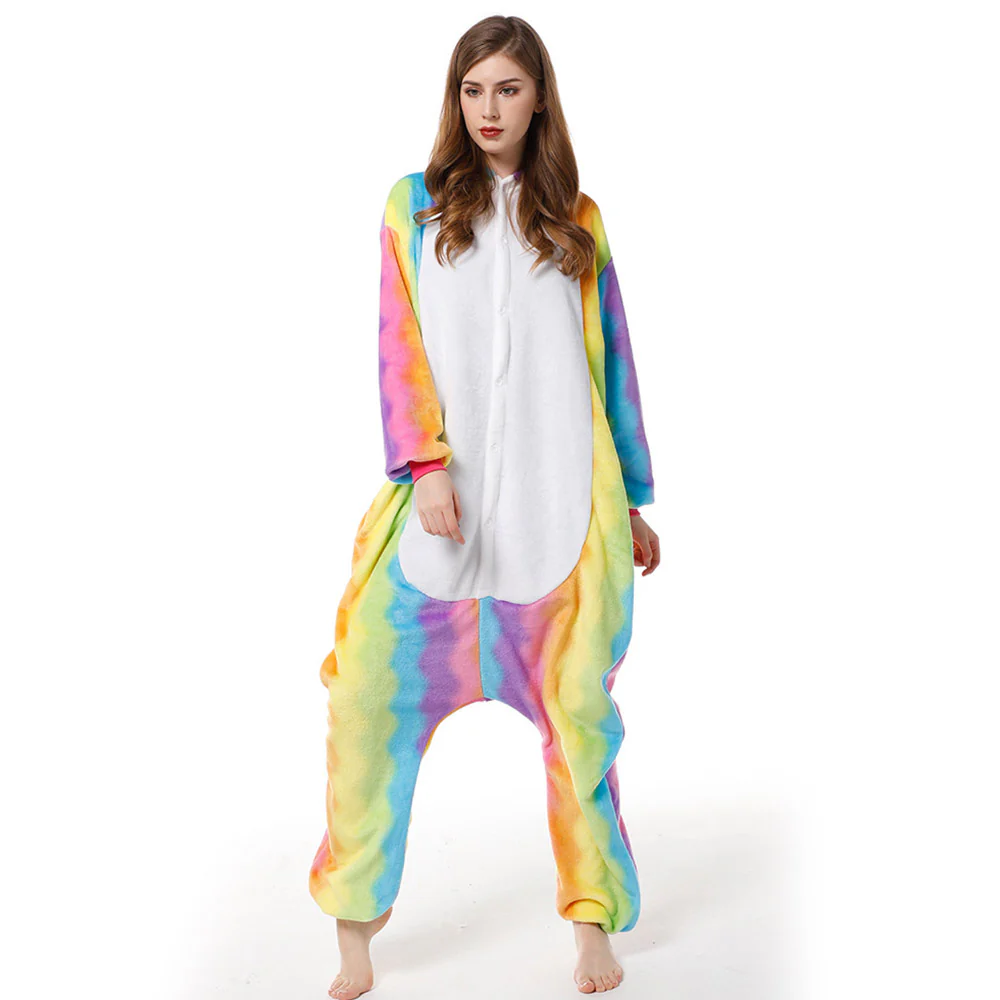 Cartoon Rainbow Pegasus Pajama Onesie