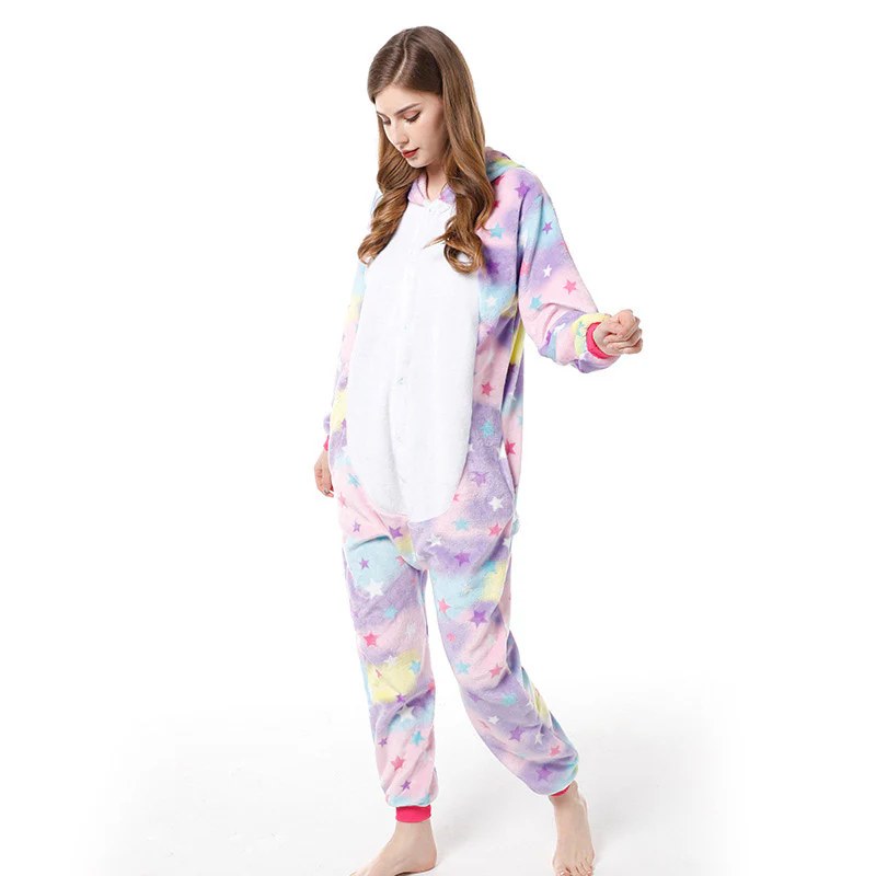 Cartoon Rainbow Pegasus Pajama Onesie