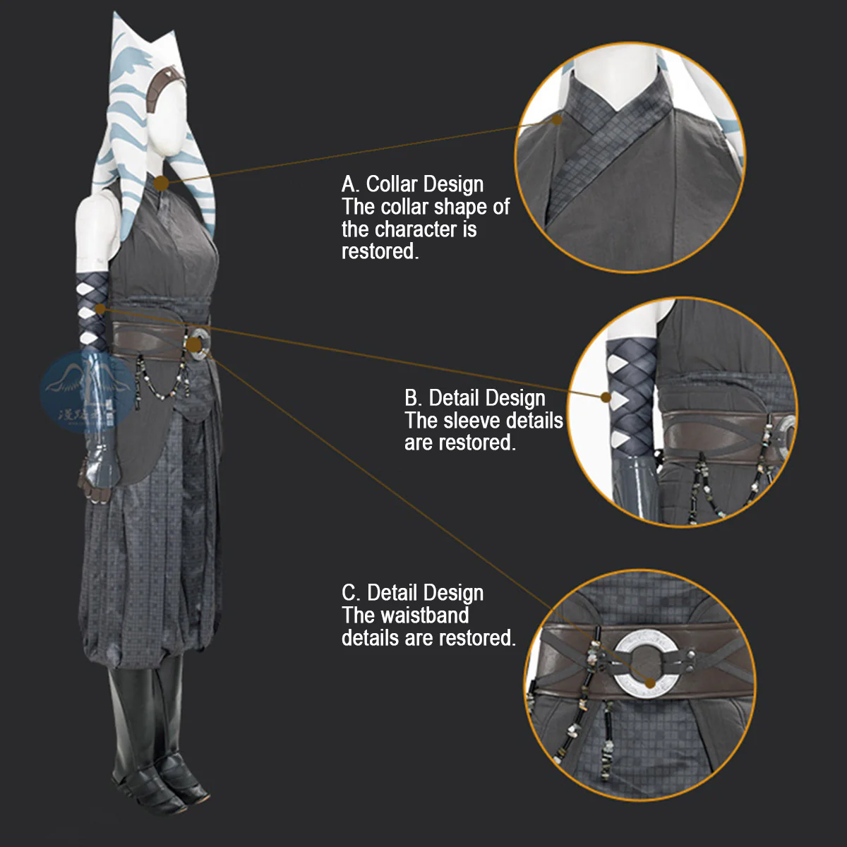 The Mandalorian Ahsoka Costume Cosplay Halloween