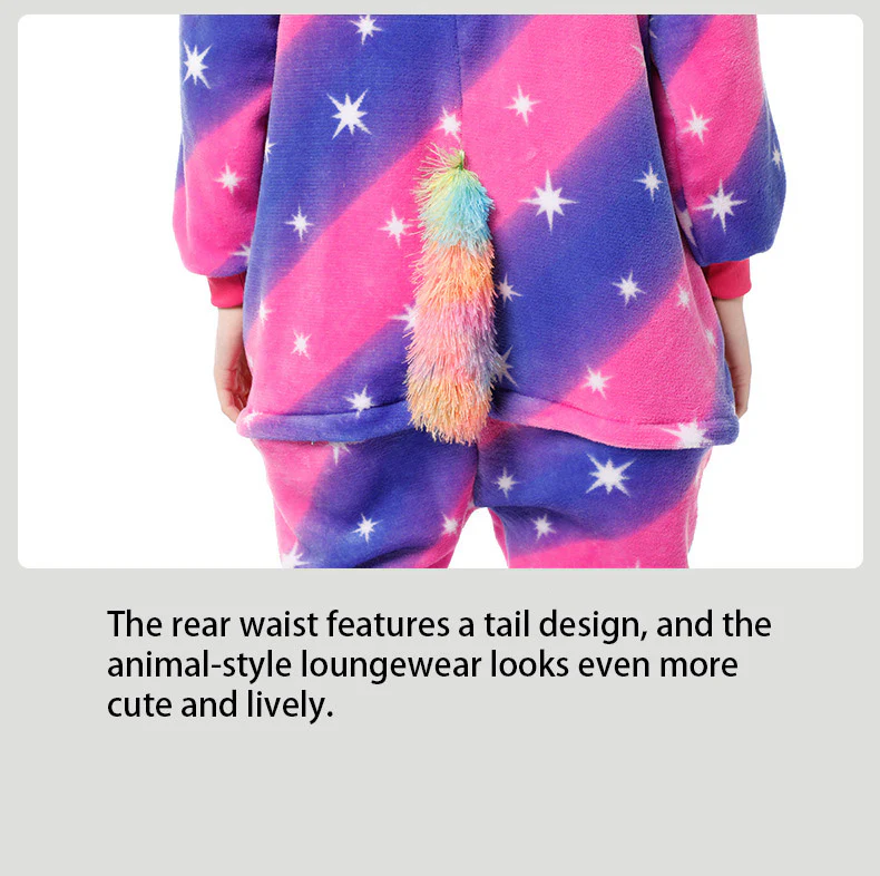 Cartoon Rainbow Pegasus Pajama Onesie