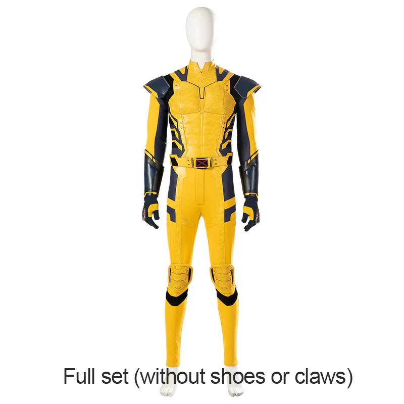 Wolverine Costume Superhero Jumpsuit Set