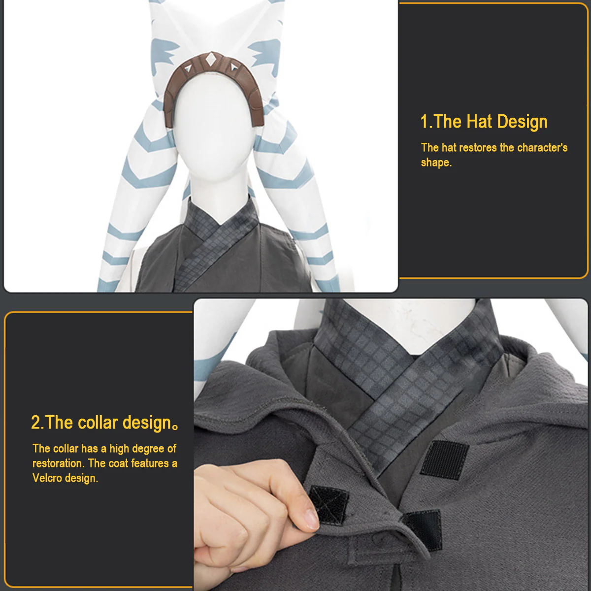 The Mandalorian Ahsoka Costume Cosplay Halloween