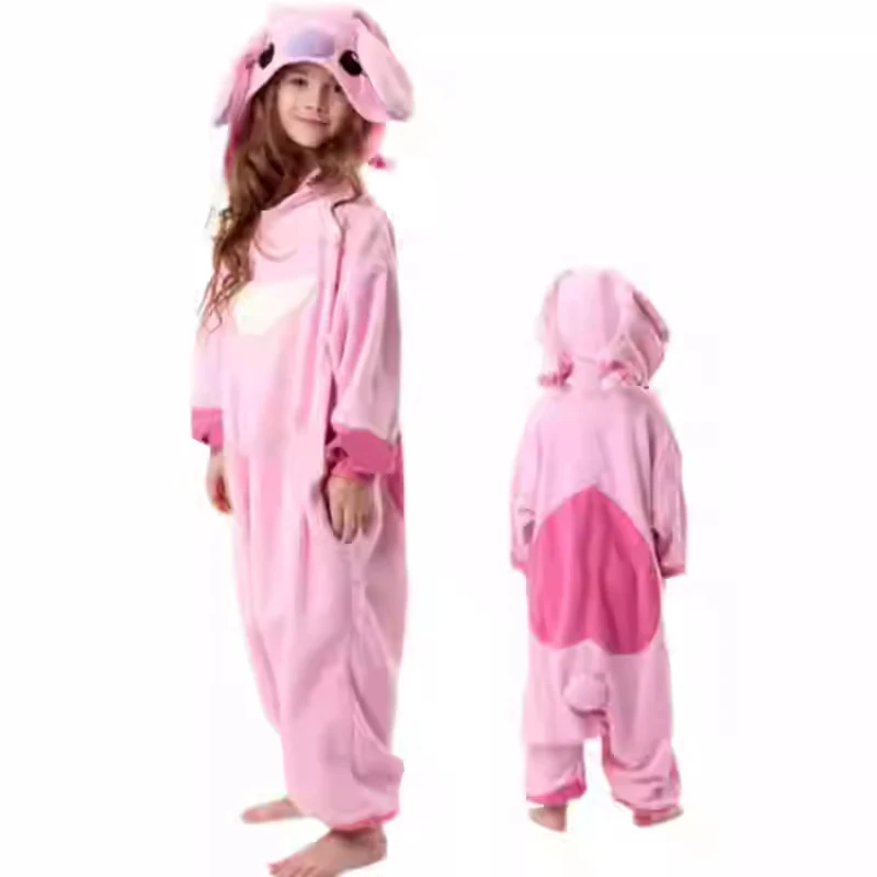 Stitch Cartoon Animal Onesie Pajamas