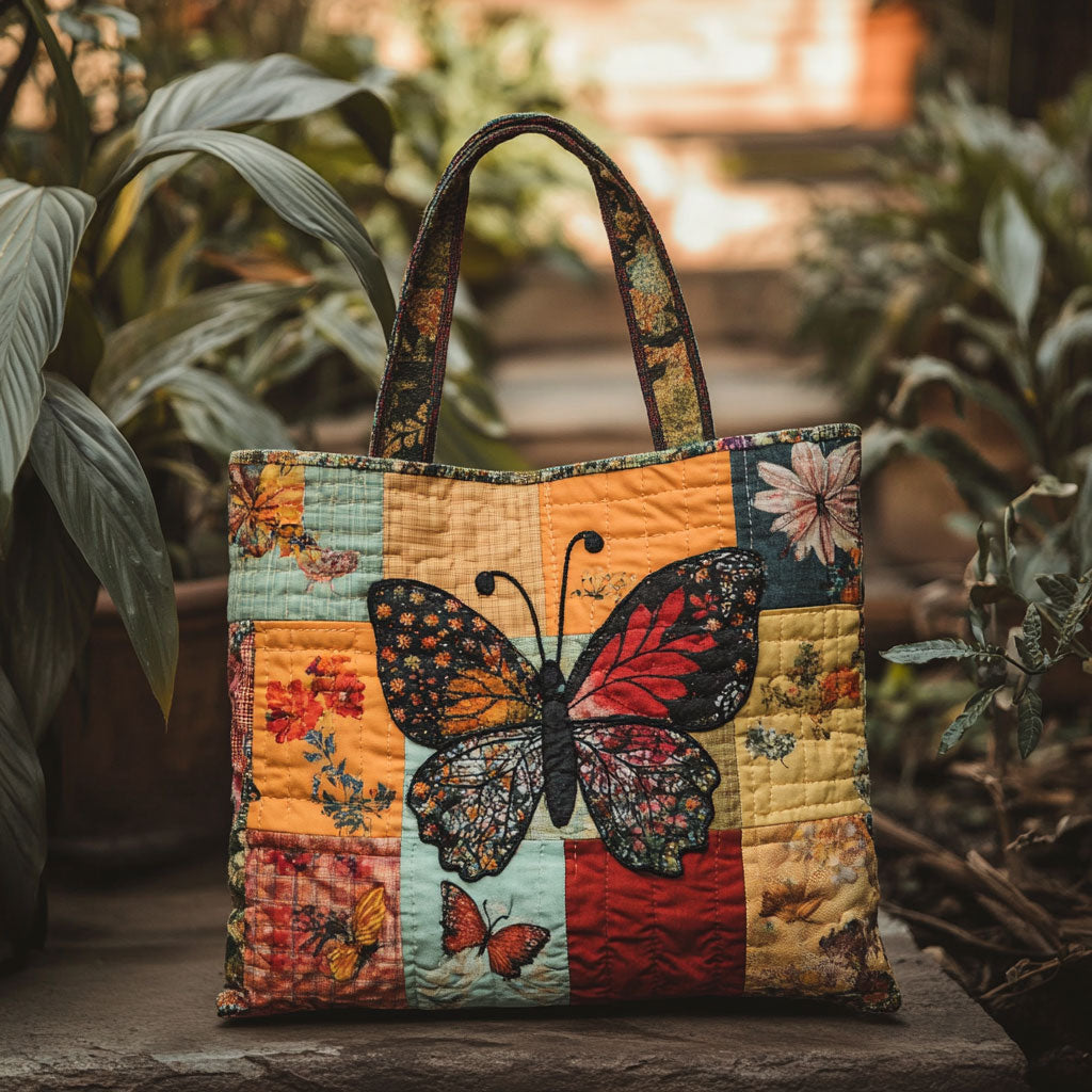 Butterfly Heritage WN0210012CL Quilted Tote Bag - Giftroza