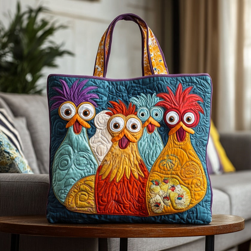 FunChick XR3009010CL Quilted Tote Bag - Giftroza