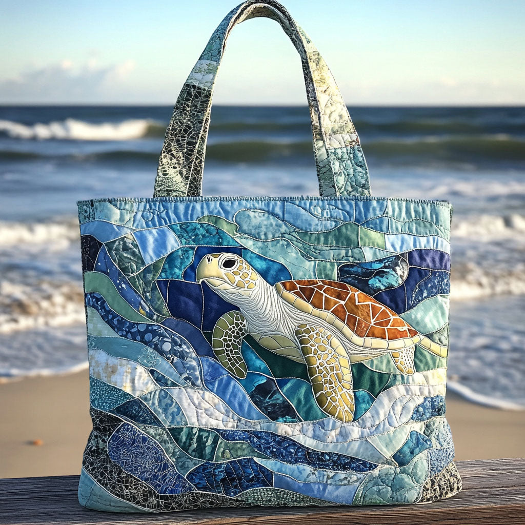 Turtle Quilted Tote Bag - Giftroza