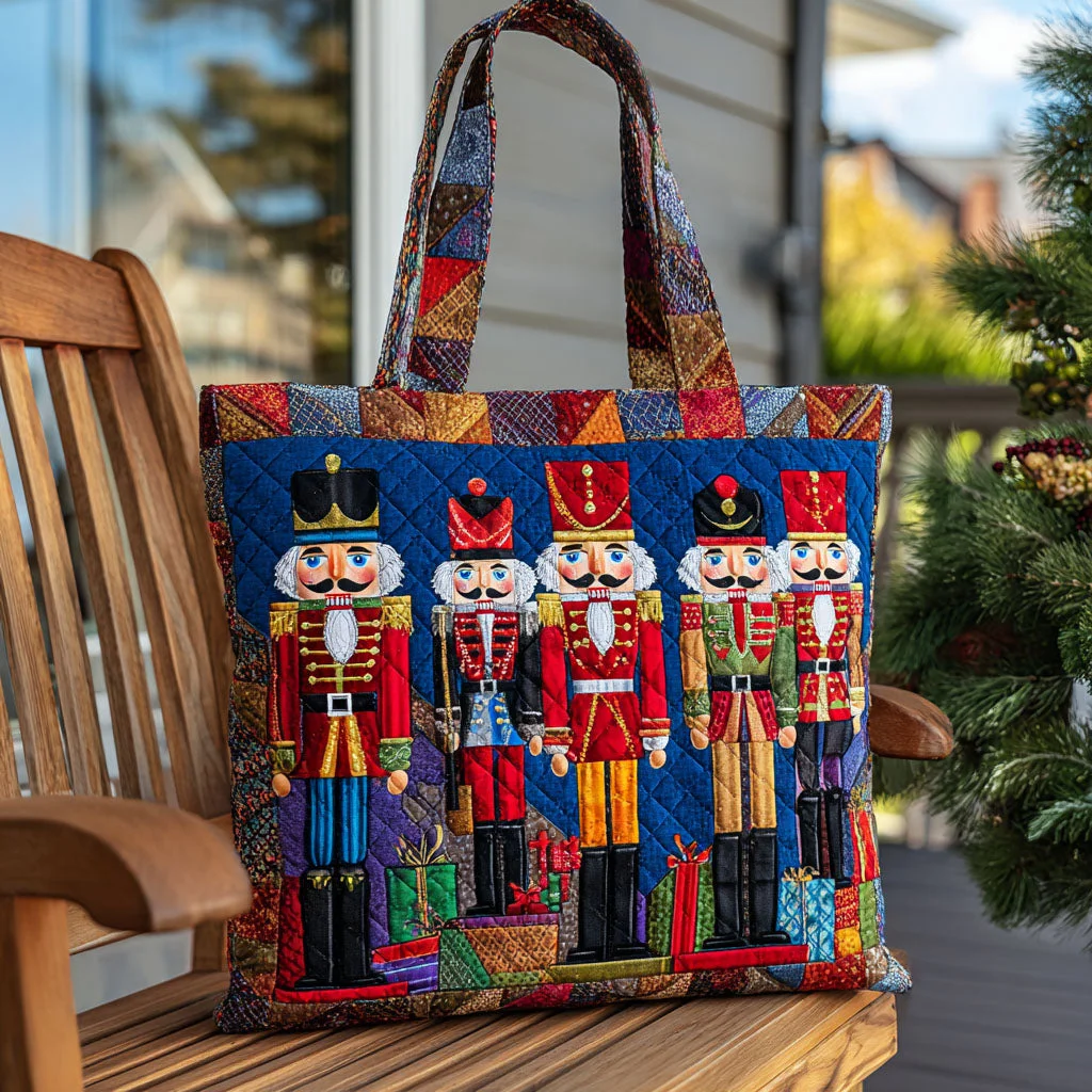 Christmas Guards Quilted Tote Bag NCU0PTT1695 - Giftroza