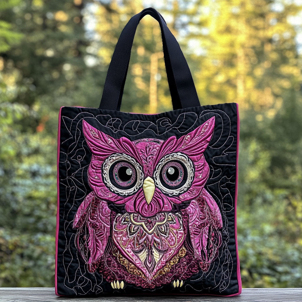 Glam Owl WN2709030CL Quilted Tote Bag - Giftroza