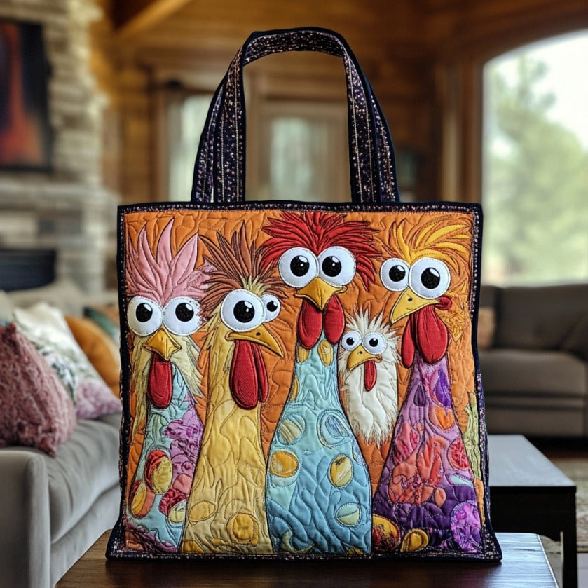 Chick'n'Chuckle XR3009015CL Quilted Tote Bag - Giftroza