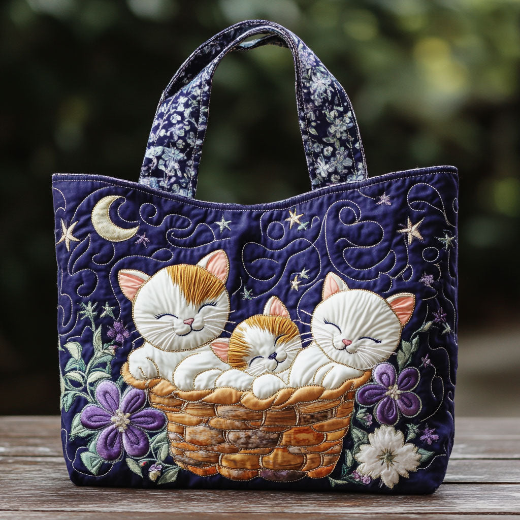 Midnight Basket CP2509034CL Quilted Tote Bag - Giftroza