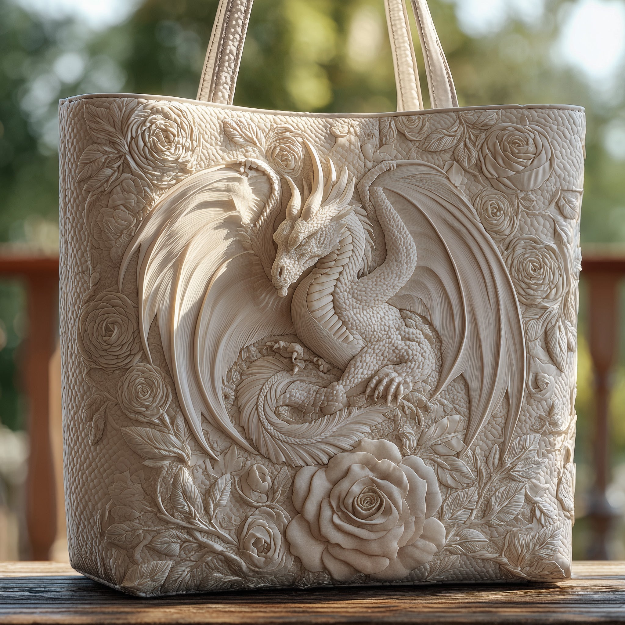 Dragon Quilted Tote Bag GFTOMA1717 - Giftroza