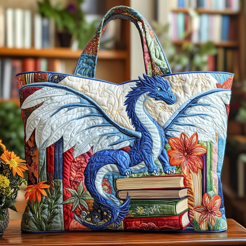 Dragon Quilted Tote Bag - Giftroza
