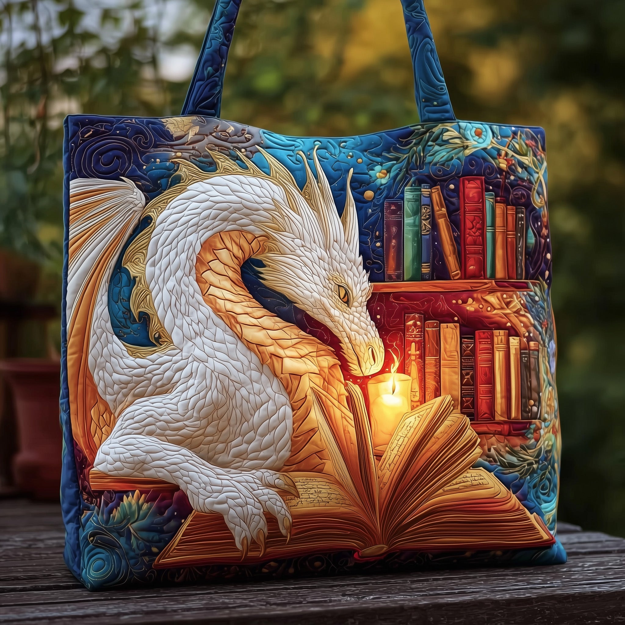 Dragon Quilted Tote Bag GFTOMA1722 - Giftroza