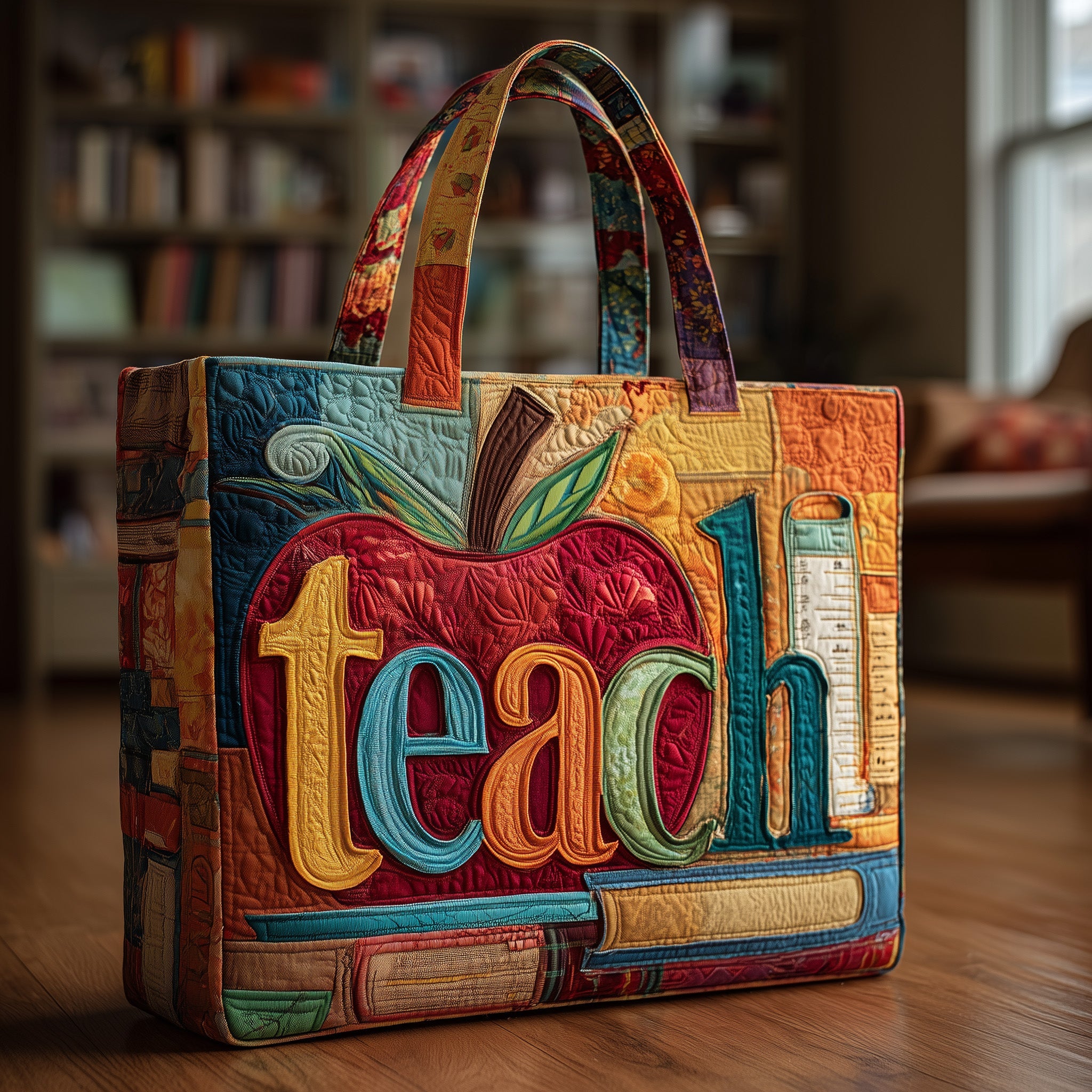 Teacher Quilted Tote Bag GFTOMA1645 - Giftroza