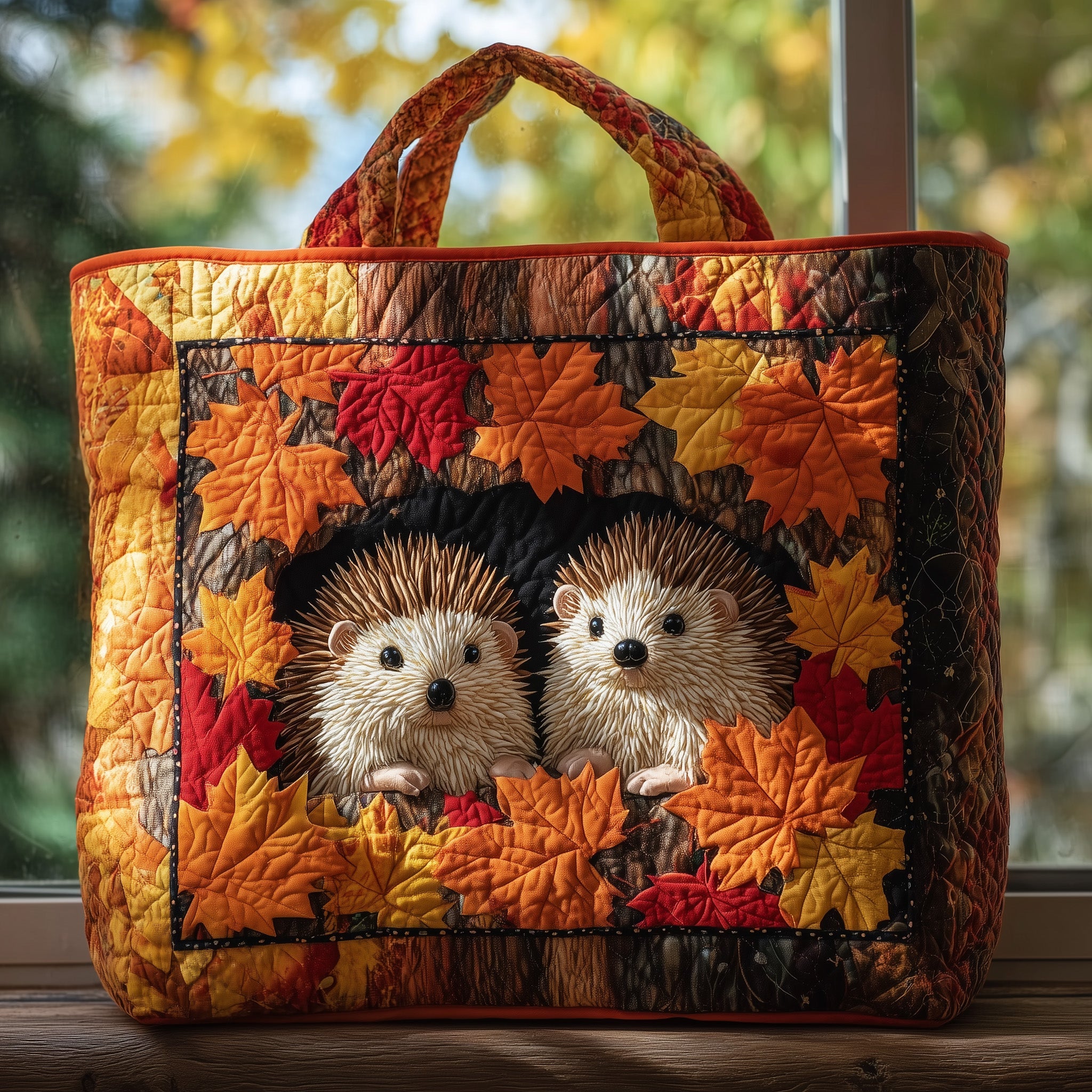 Hedgehog Heaven Quilted Tote Bag GFTOHD9531 - Giftroza