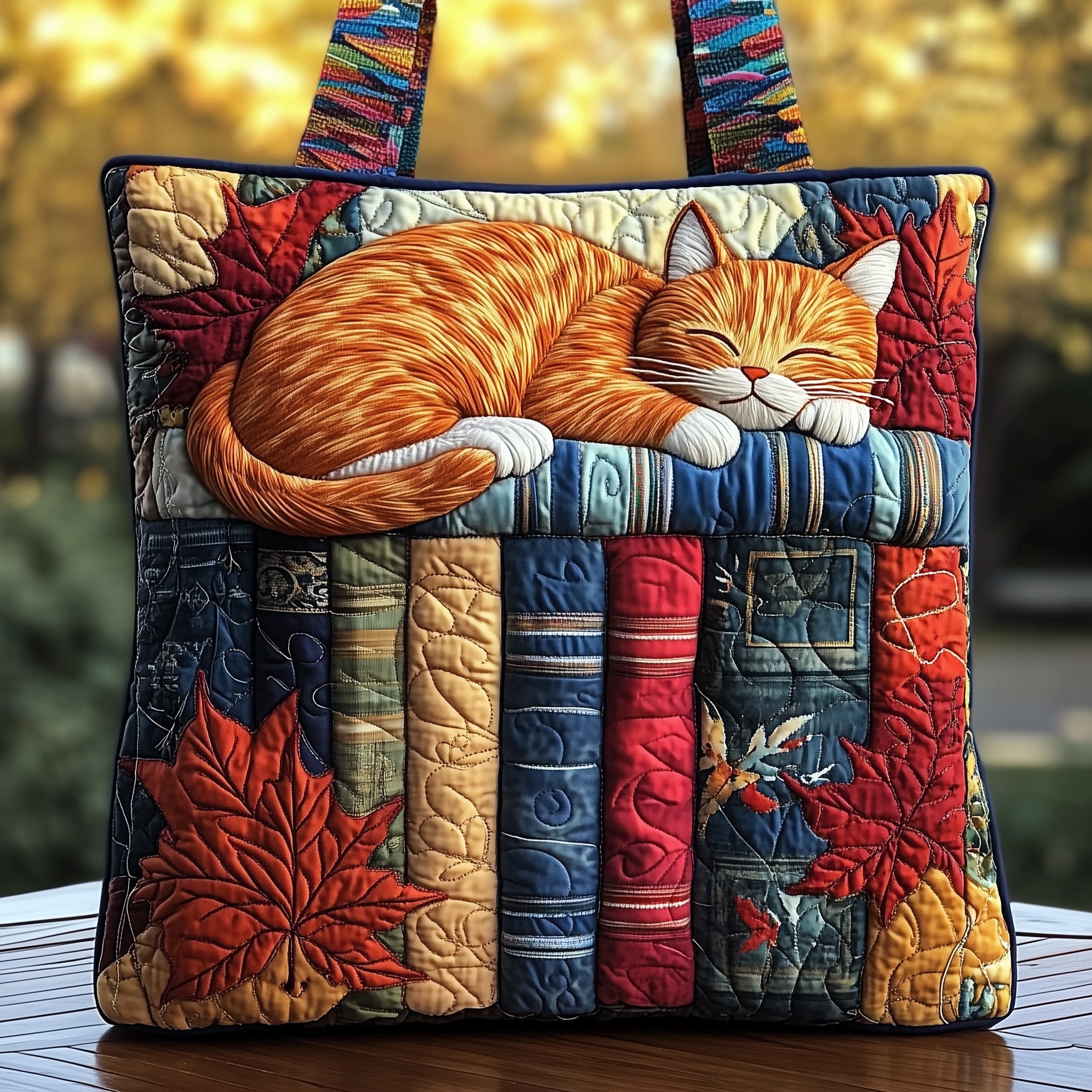Cat Tales Quilted Tote Bag GFTONT1259 - Giftroza