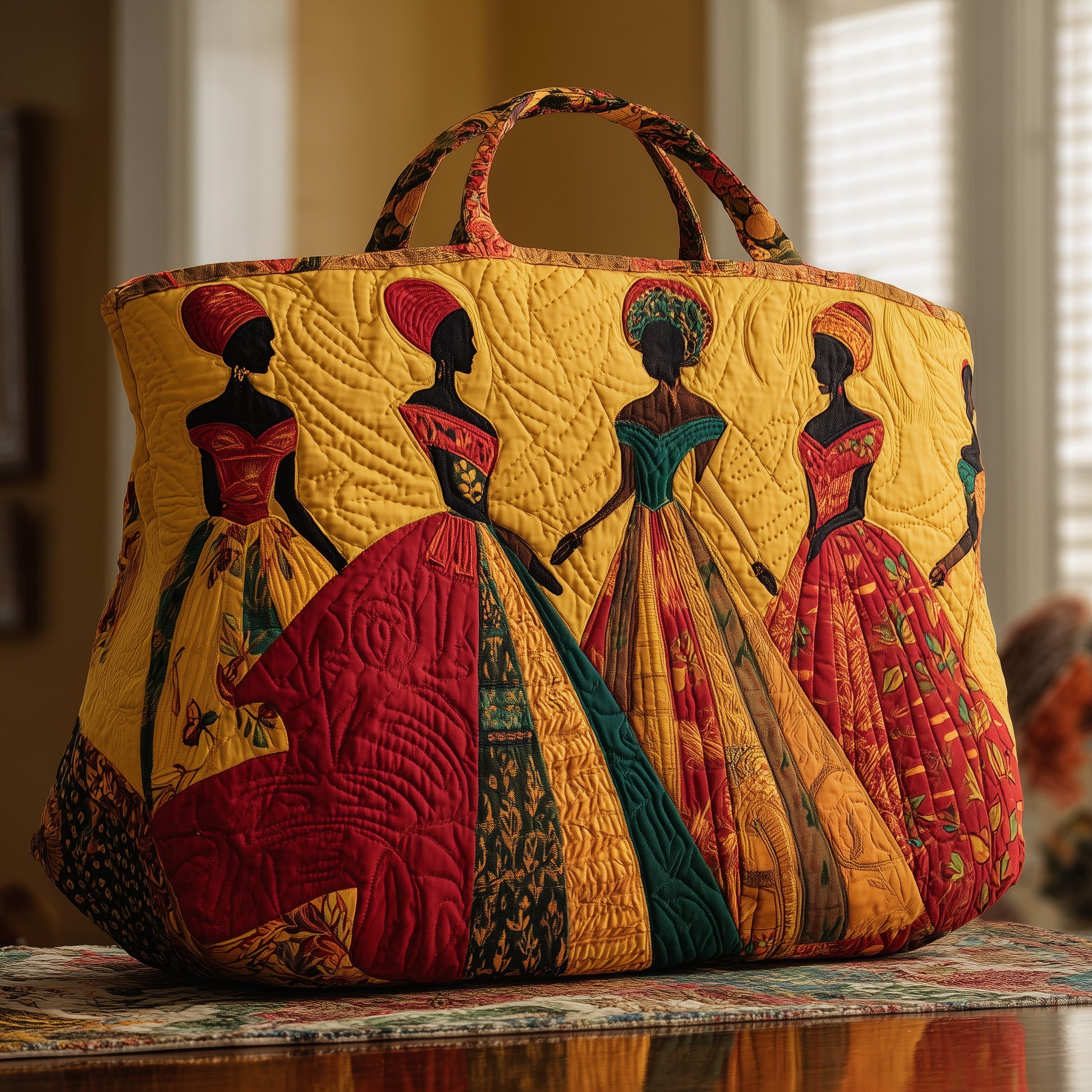 Soulbound Roots Quilted Tote Bag GFTOTL4313 - Giftroza