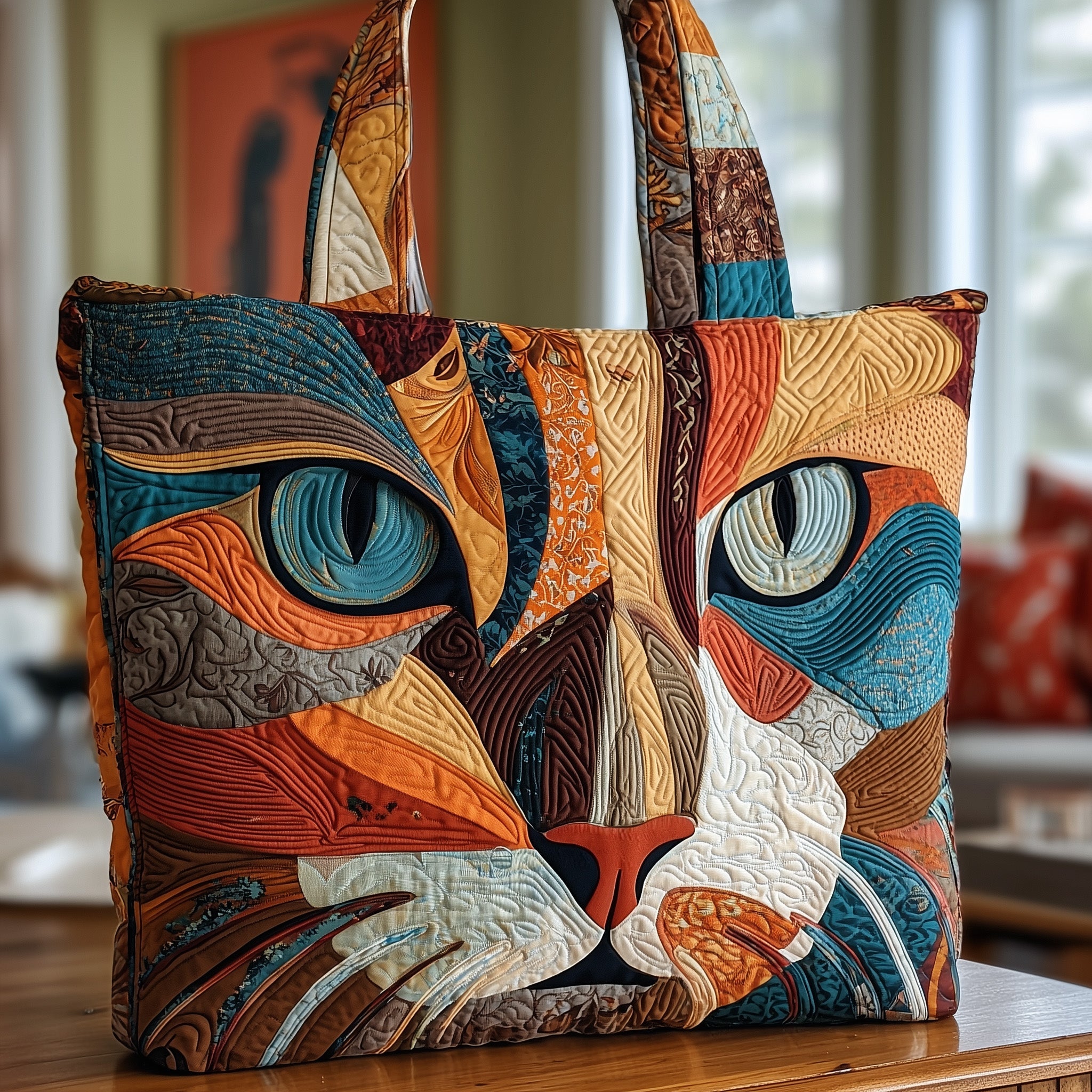 Catitude Quilted Tote Bag GFTOTP9667 - Giftroza