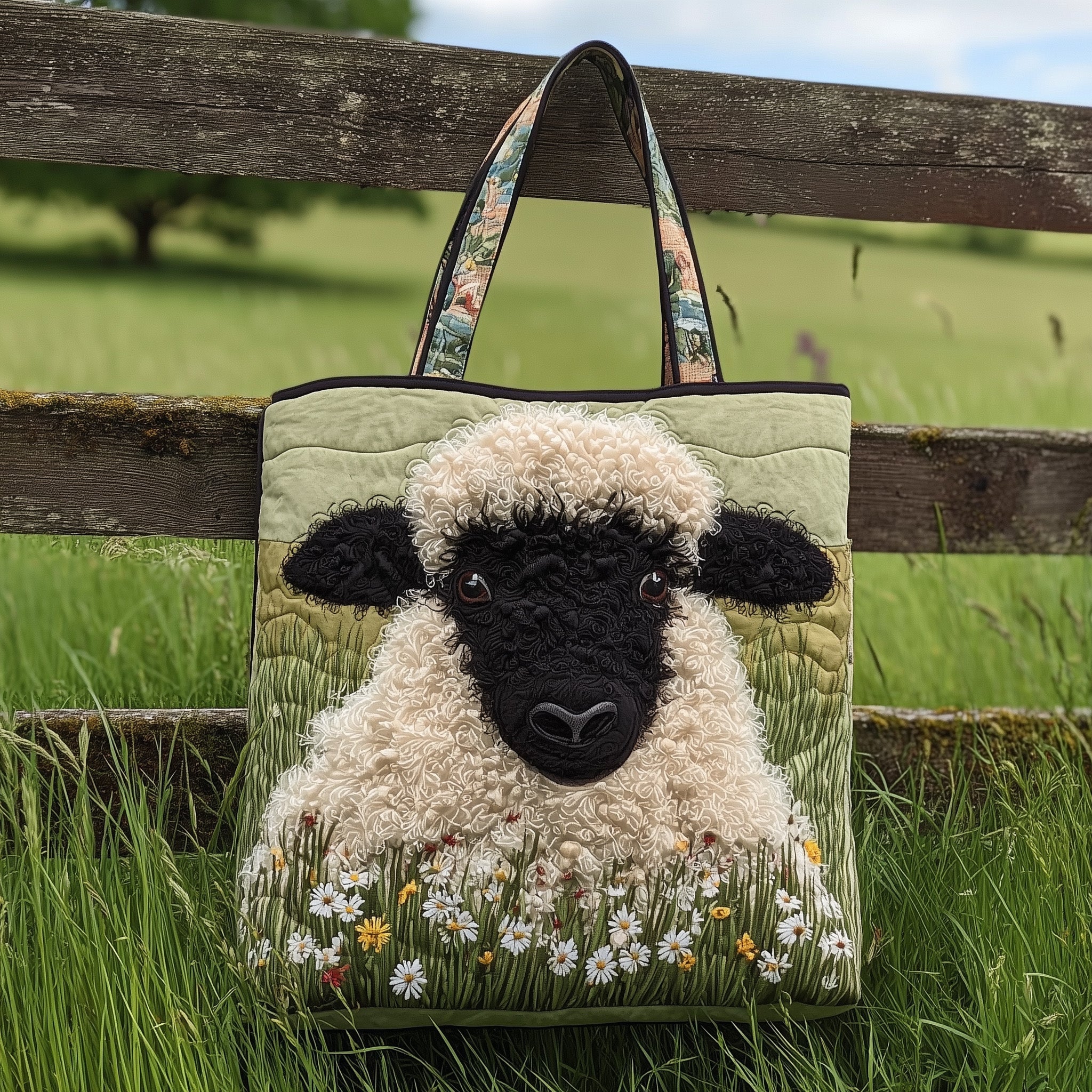 Whispers of Wool Quilted Tote Bag GFTOTL4459 - Giftroza