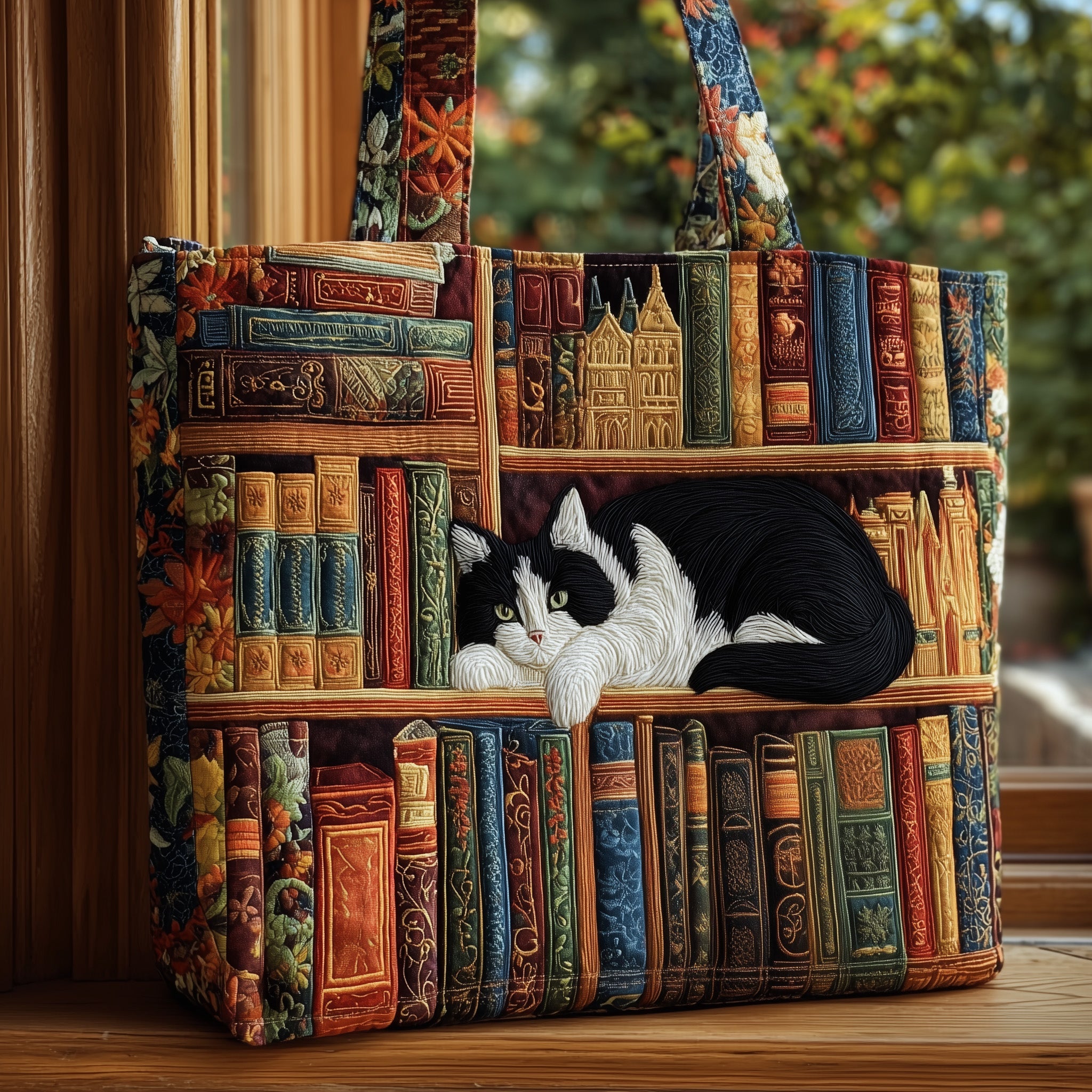 Cozy Book Quilted Tote Bag GFTOMA2575 - Giftroza