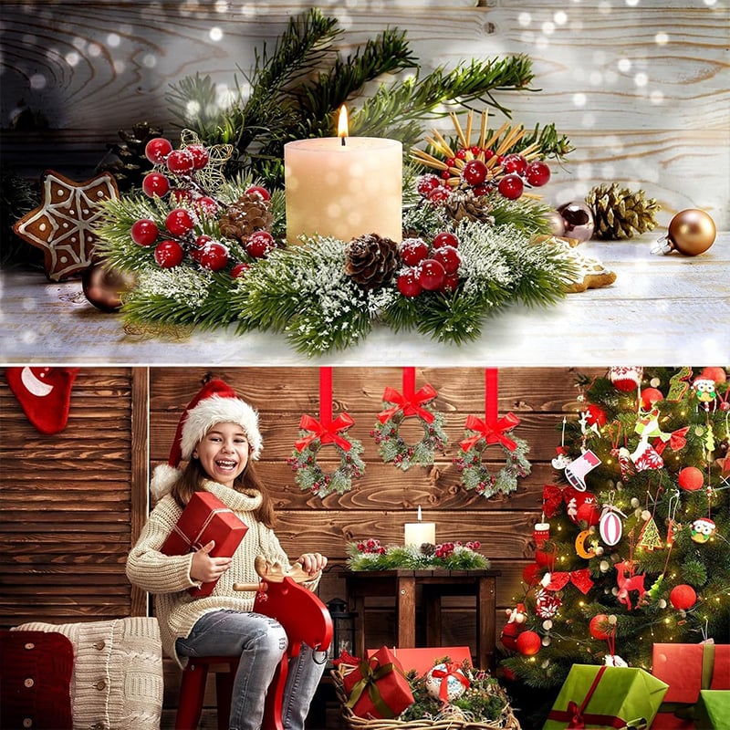 🔥$6.99 Today Only⚡ 50K+ SOLD! Almost Gone-💥🎁Christmas Mini Window Wreaths - Giftroza