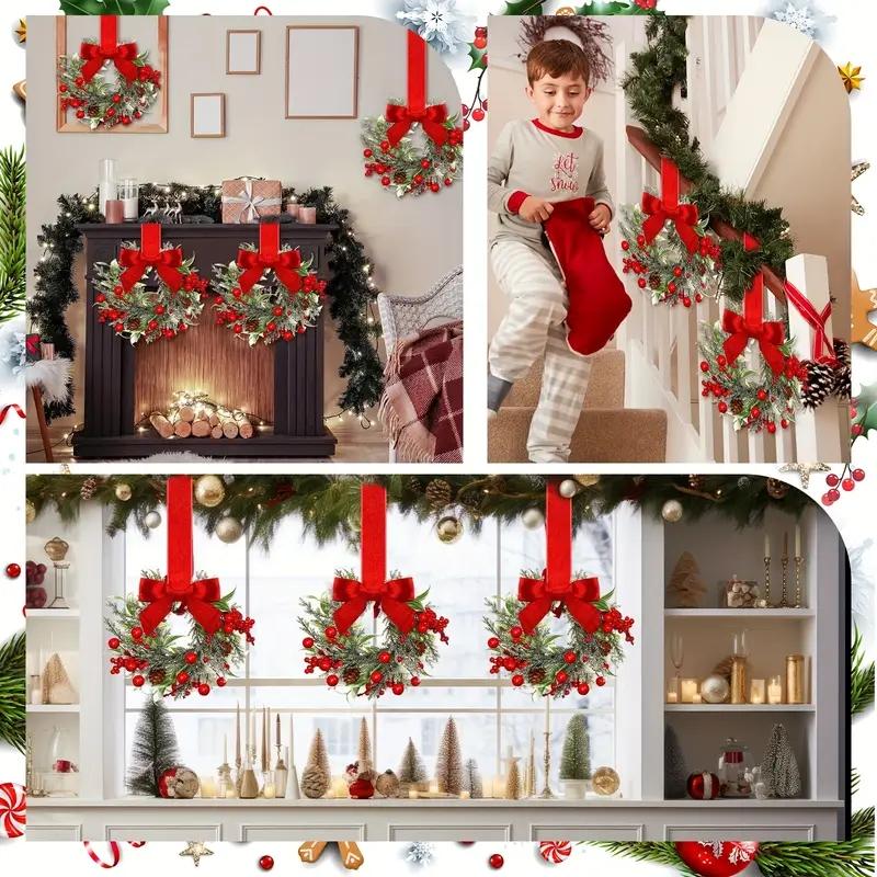 🔥$6.99 Today Only⚡ 50K+ SOLD! Almost Gone-💥🎁Christmas Mini Window Wreaths - Giftroza