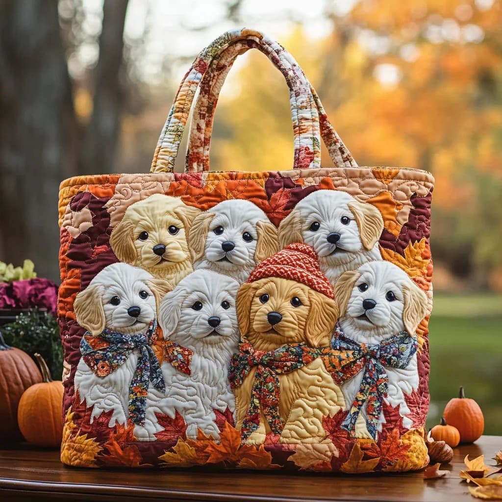 Morning Smile Quilted Tote Bag - Giftroza