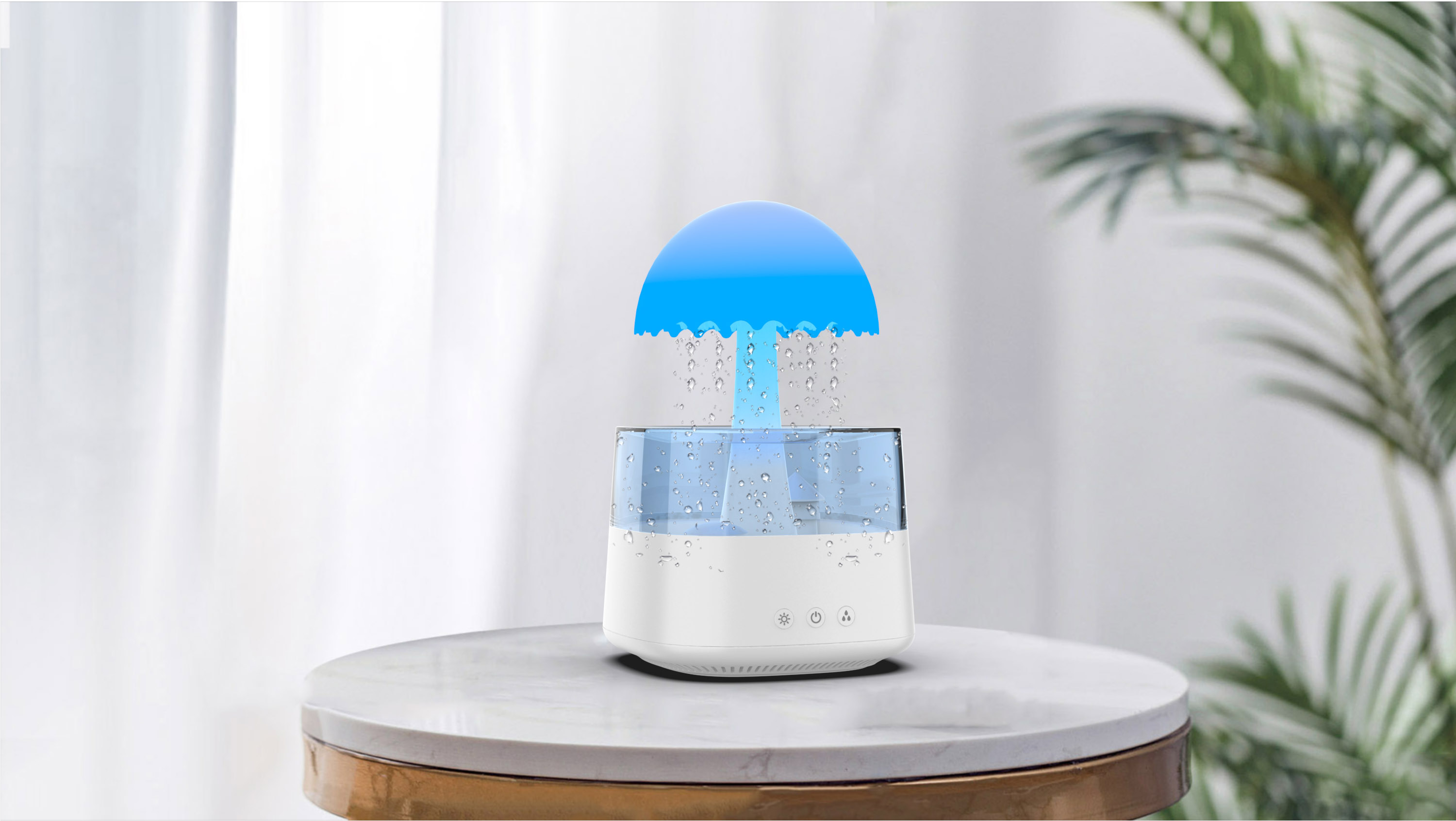 Silicone Umbrella Shaped Sleep Aid Aromatherapy Humidifier - Giftroza