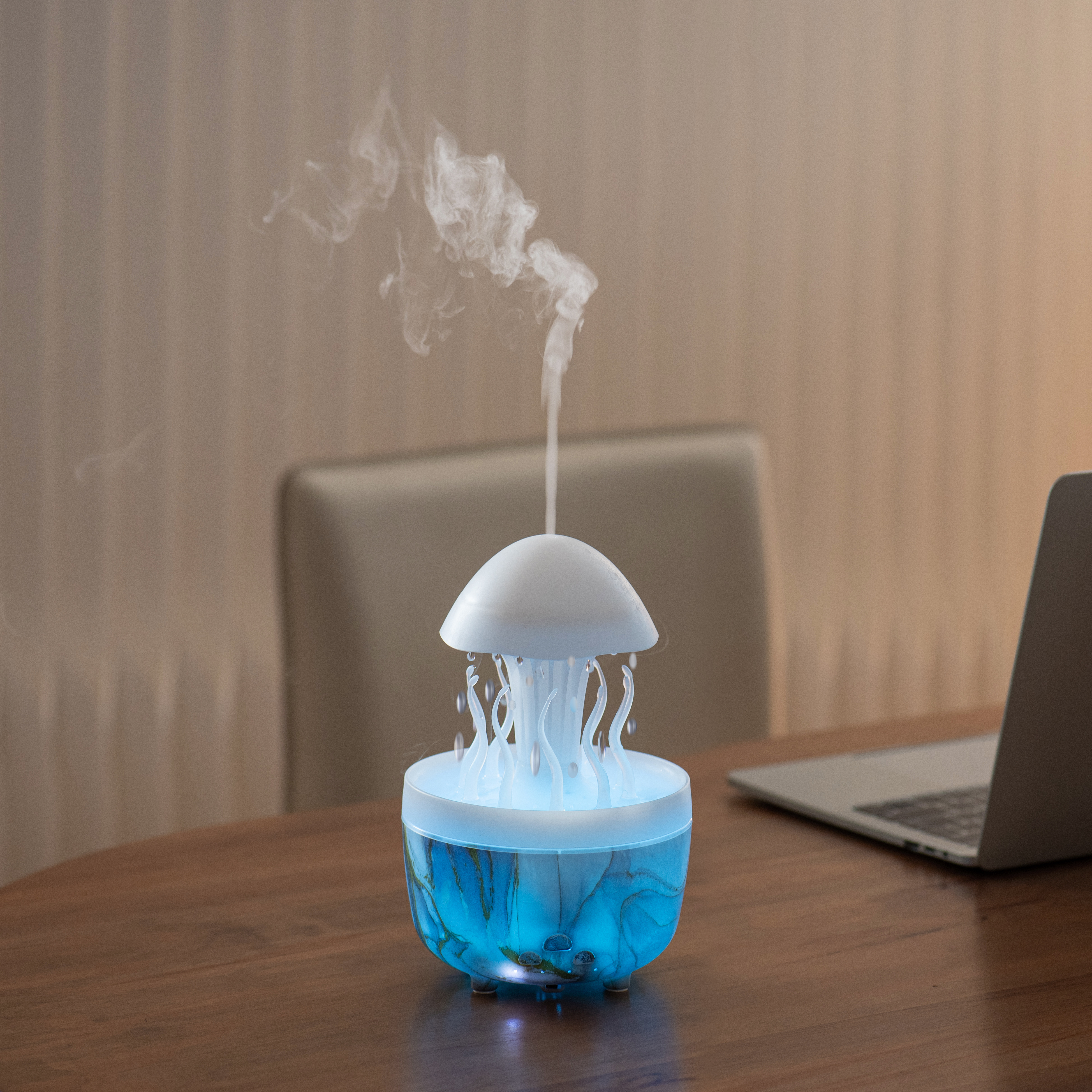 Giftroza Rain Sound Sleep Aid Jellyfish Aromatherapy Humidifier - Giftroza