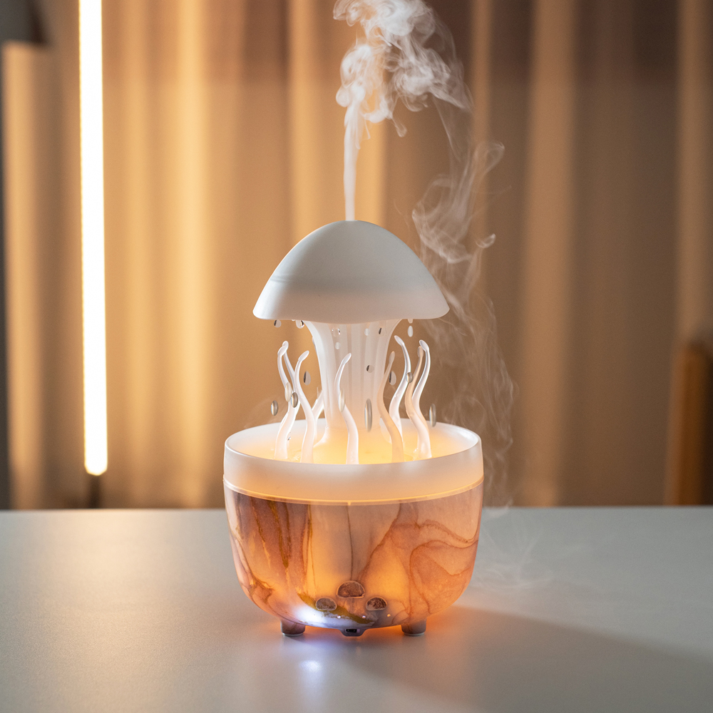 Giftroza Rain Sound Sleep Aid Jellyfish Aromatherapy Humidifier - Giftroza