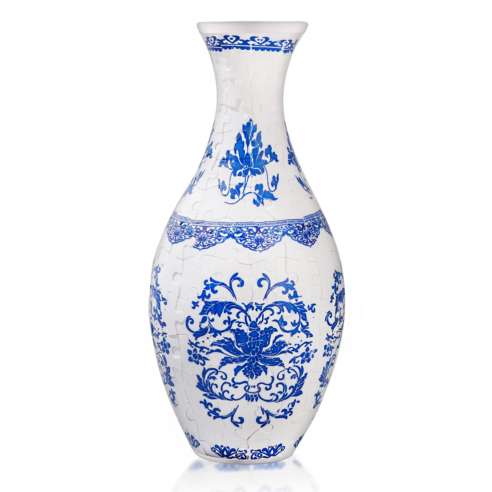 3D Mysterious Tangra Grass Painting Puzzle Vase - (160 Pieces) - Giftroza