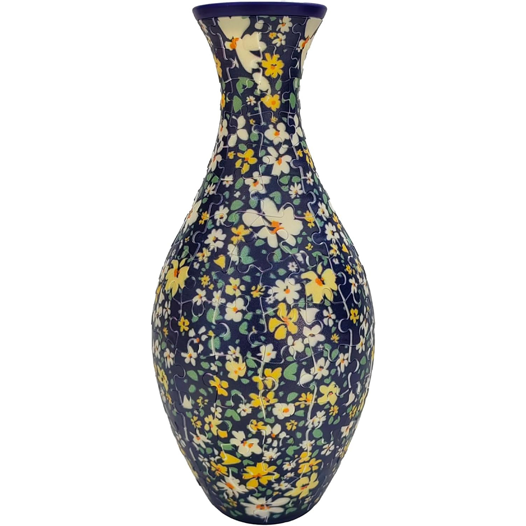 3D Classic Small Chrysanthemum Puzzle Vase - (160 Pieces) - Giftroza