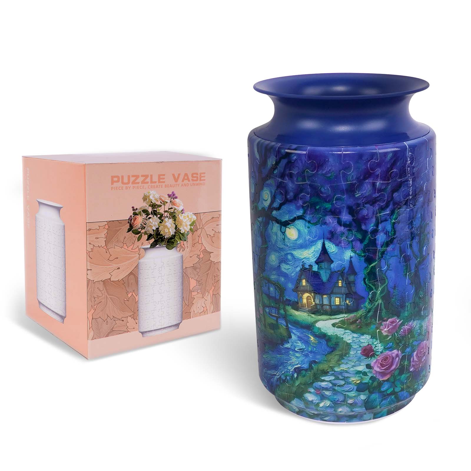 3D Ghost Castle Large Vase Jigsaw Puzzle (162 Pieces) - Giftroza