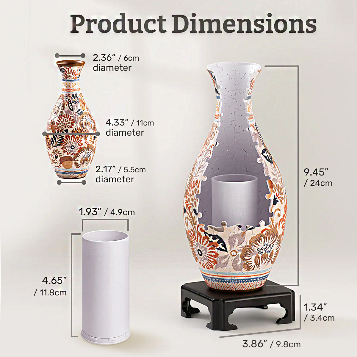 Summer Blossoms Vase Puzzle - (160 Piece) - Giftroza