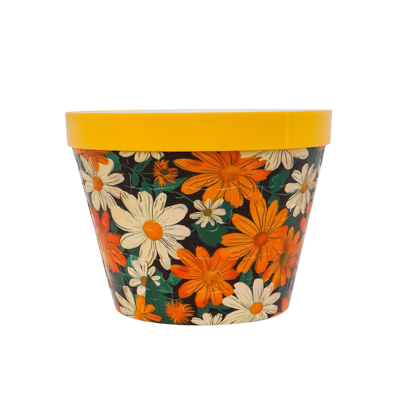3D Chrysanthemum Series Large Flower Pot Jigsaw Puzzle (100 Pieces) - Giftroza