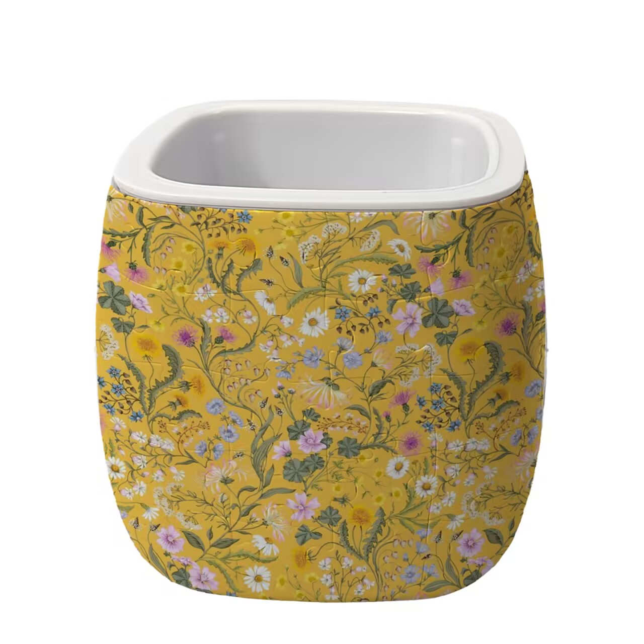 3D Vintage Yellow Elegant Daisy Flowers Flower Pot Puzzle - ( 96 Piece ) - Giftroza