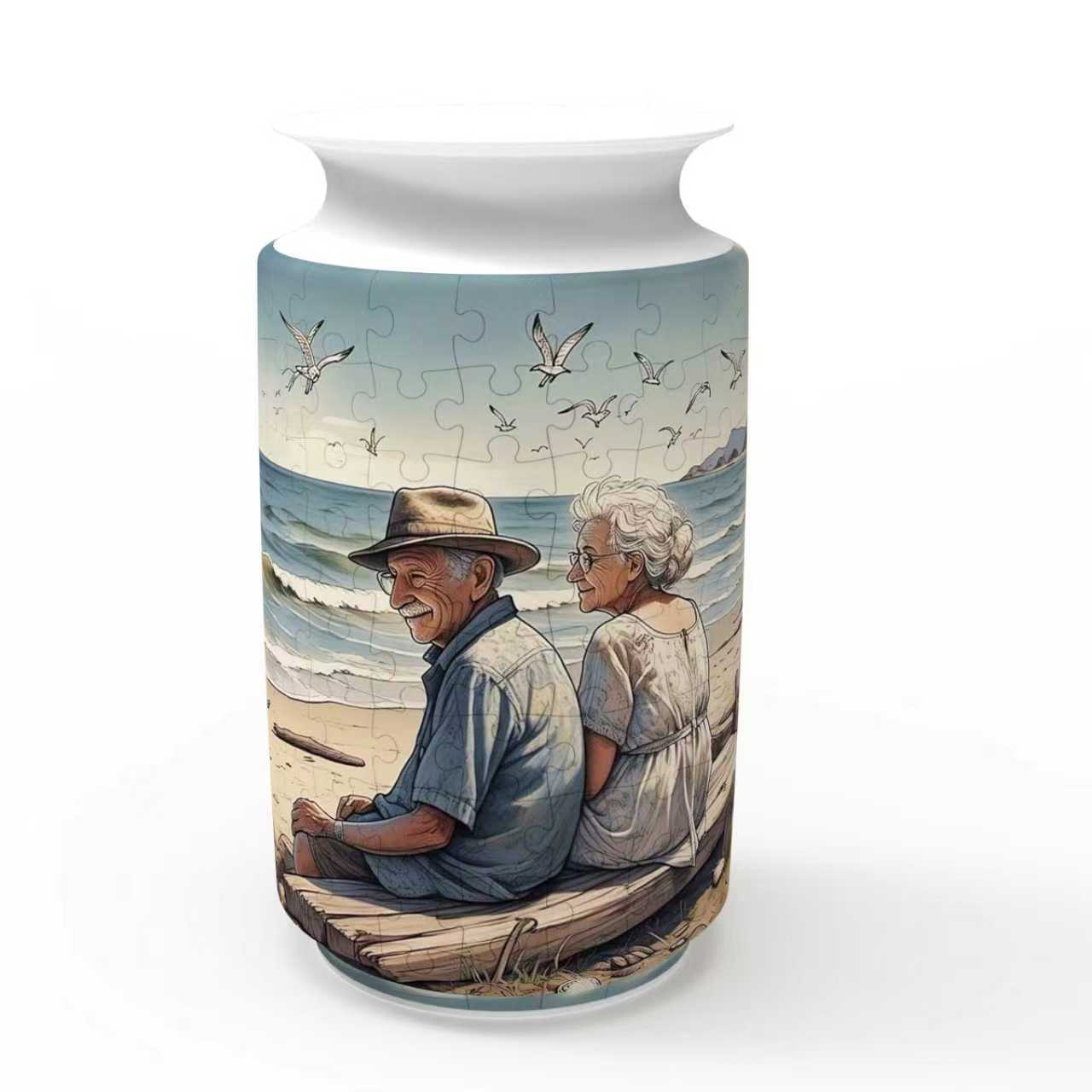 3D True Love Eternal Series 3 Large Vase Jigsaw Puzzle (162 Pieces) - Giftroza