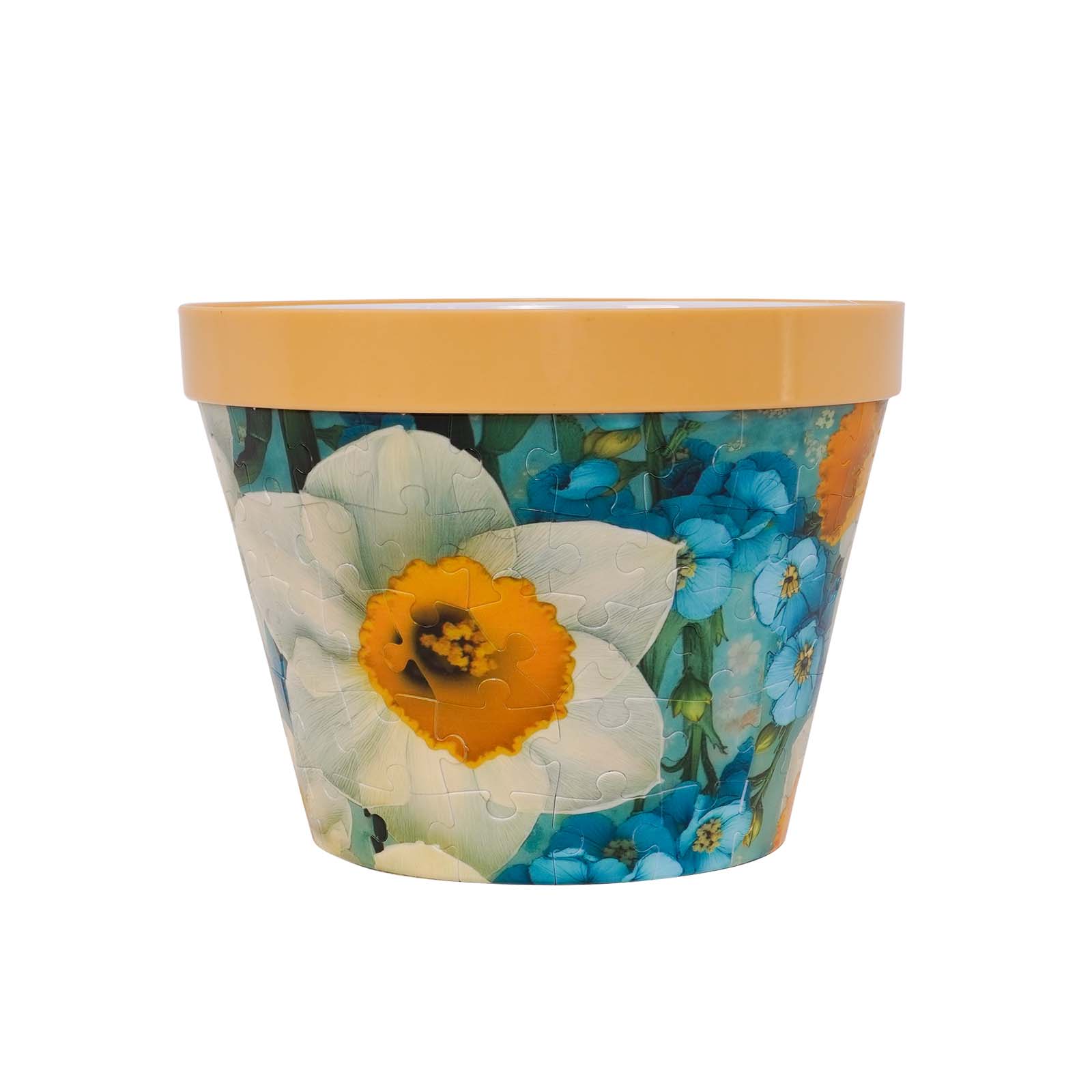 3D Flower Series Large Flower Pot Jigsaw Puzzle (100 Pieces) - Giftroza