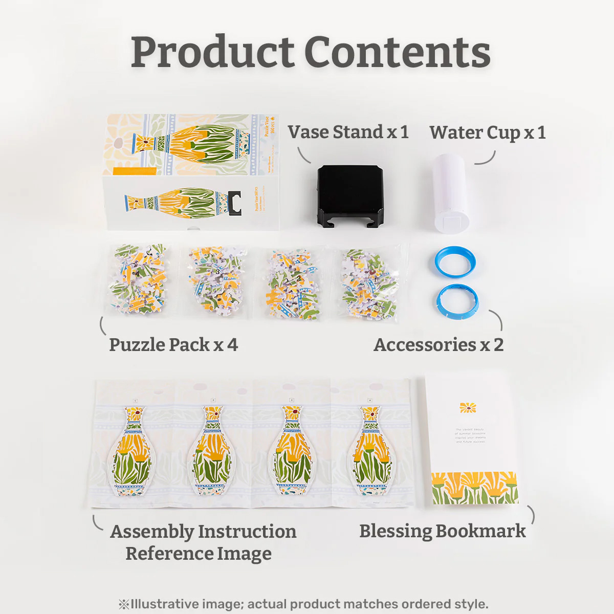 Summer Blossoms Vase Puzzle - (160 Piece) - Giftroza