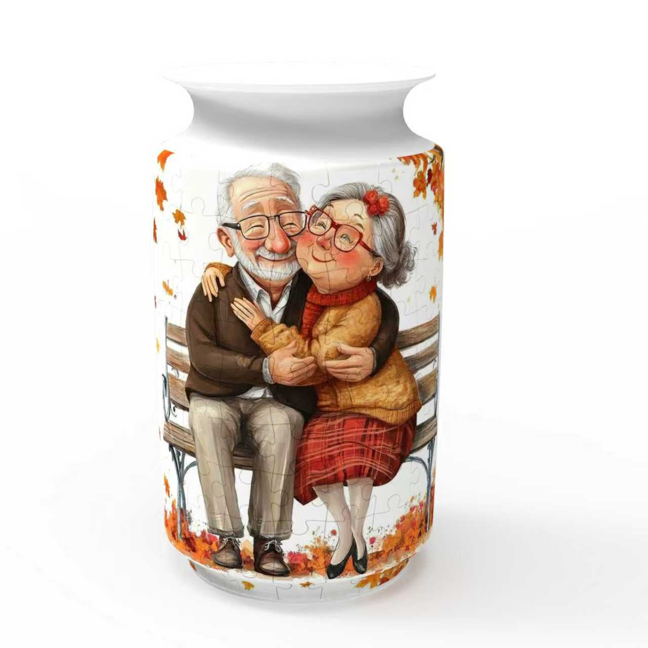 3D True Love Eternal Series Large Vase Jigsaw Puzzle (162 Pieces) - Giftroza
